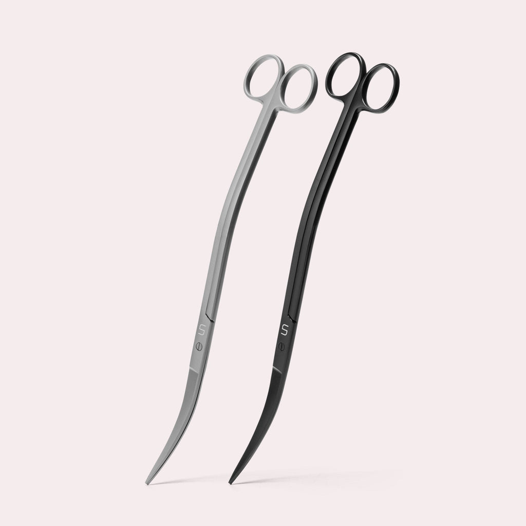 UNS Scissors Curved 25cm Black