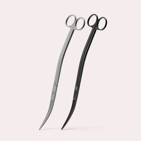 UNS Scissors Curved 25cm Black